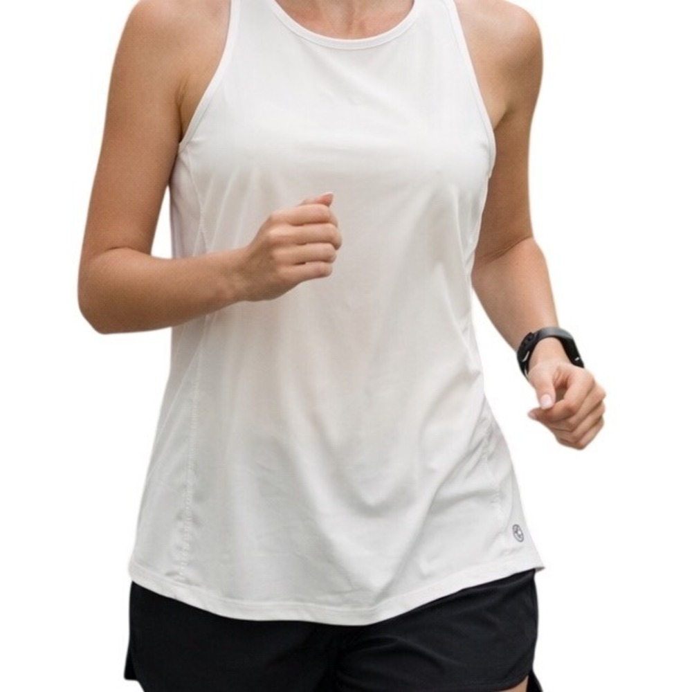 lululemon athletica Women's Sleeveless Organic Cotton Crewneck Tank Top Size‎ 6